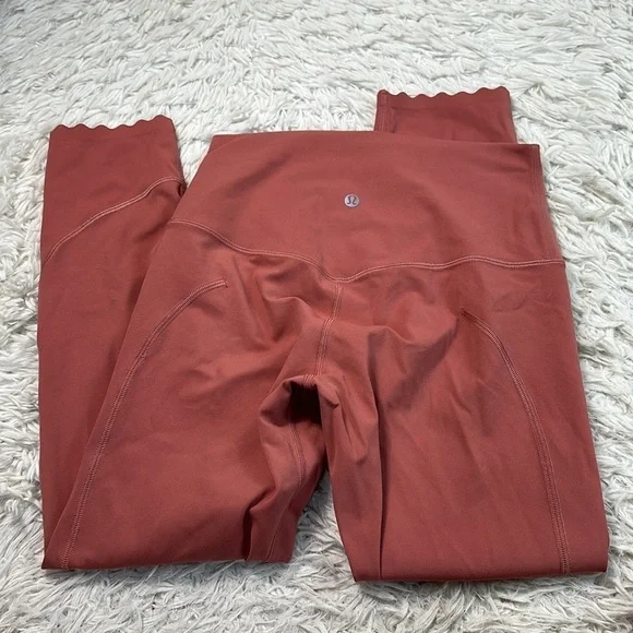 Lululemon Align Scalloped Hem High-Rise Crop 23" Brier Rose - Picture 4 of 6
